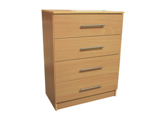 Landlord Beech 4 Drawer Chest