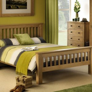 Marlborough Oak Single Pedestal Dressing Table