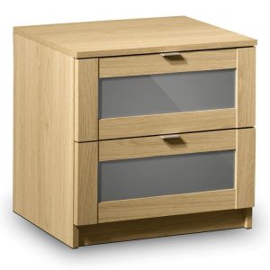 Strada 2 Drawer Bedside