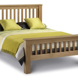 Amsterdam Oak Bed – High Foot End