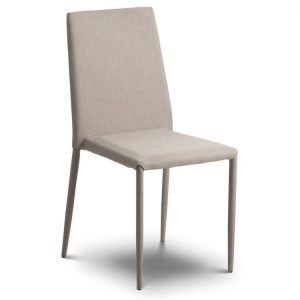 Jazz Fabric Dining Chair Sand Linen
