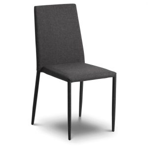Jazz Fabric Dining Chair Slate Grey