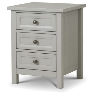 Maine 3 Drawer Bedside