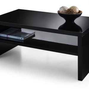 Metro High Gloss Coffee Table – Black