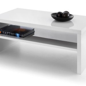 Metro High Gloss Coffee Table – White