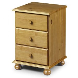 Pickwick 3 Drawer Bedside