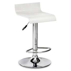 Stratos Stool – White Lacquer