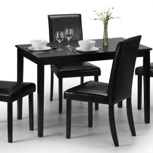 Hudson Black Dining Set