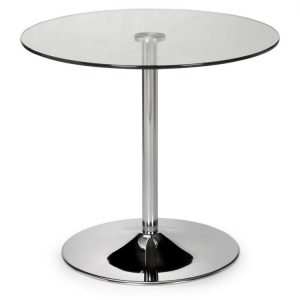Kudos Glass Pedestal Table