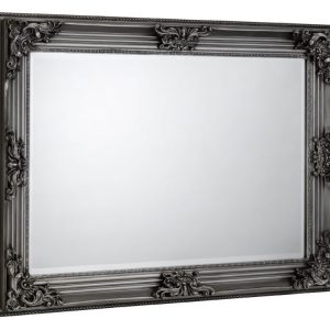 Rococo Pewter Wall Mirror