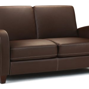Vivo 2 Seater Sofa in Chestnut Faux Leather