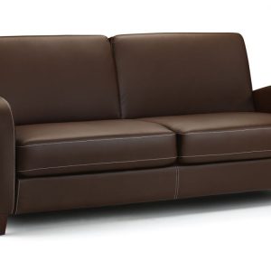 Vivo 3 Seater Sofa in Chestnut Faux Leather