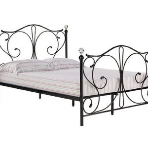 FLORENCE DOUBLE BED BLACK
