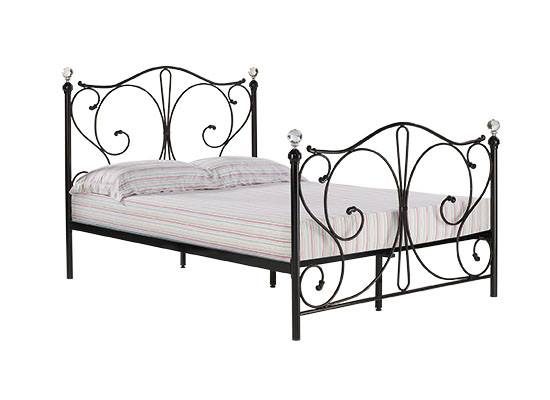 FLORENCE DOUBLE BED BLACK