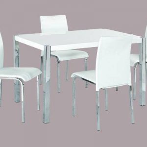 NOVELLO DINING SET WHITE