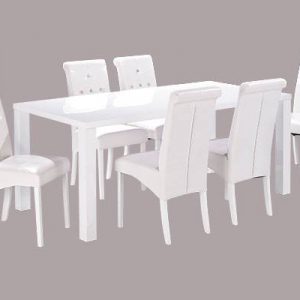 MONROE DINING TABLE WHITE