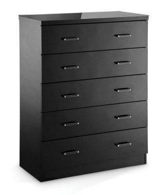 NOVELLO 5DR CHEST BLACK