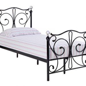 FLORENCE SINGLE BED BLACK