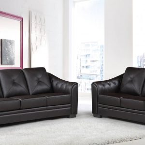 Calzone 3 + 2 Leather Sofa Set