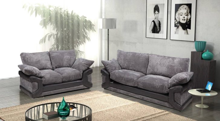 Dino 3 + 2 Fabric Corner Sofa
