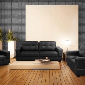 Jerry 3 + 2 + 1 Bonded Leather Sofa Set