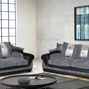 Kirko 3 + 2 Fabric Sofa Set