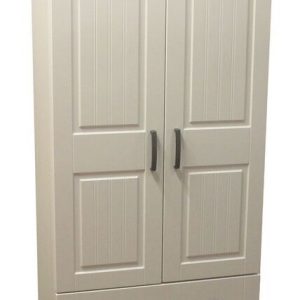 Venice White 2 Door 2 Drawer Wardrobe