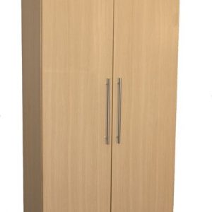 Venice Oak 2 Door 2 Drawer Wardrobe