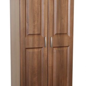 Calcutta Walnut 2 Door Hi Line Wardrobe