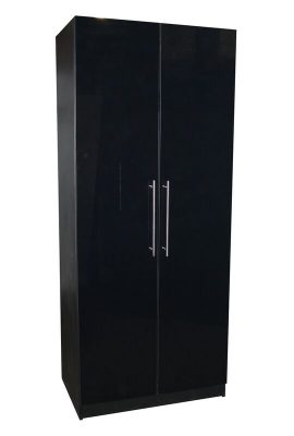 Venice Black 2 Door Wardrobe