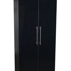Venice Black 2 Door Wardrobe