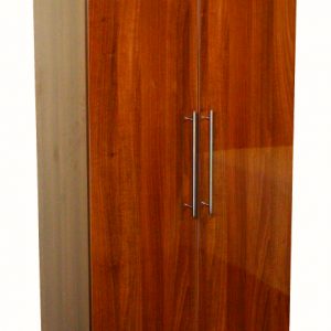 Venice Walnut & Olive 2 Door Wardrobe