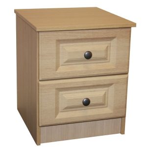 Calcutta Oak 2 Drawer Bedside