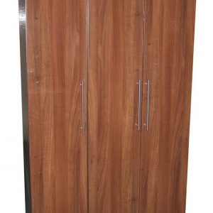 Venice Walnut & Olive 3 Door Wardrobe
