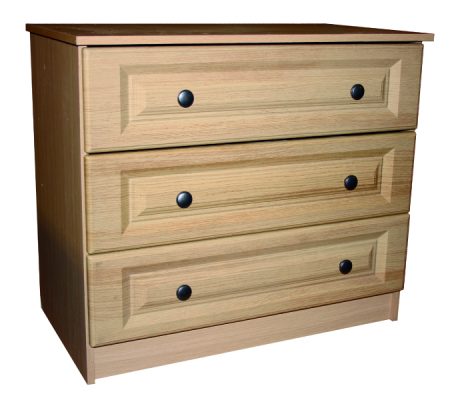 Calcutta Oak 3 Drawer Chest 