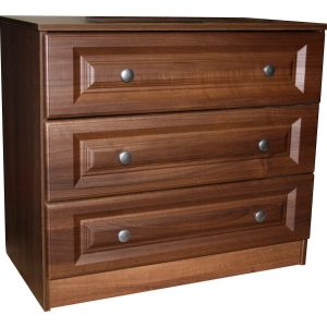 Calcutta Walnut 3 Drawer Chest