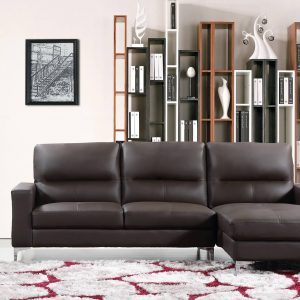 Arene Corner Natural Leather Corner Sofa