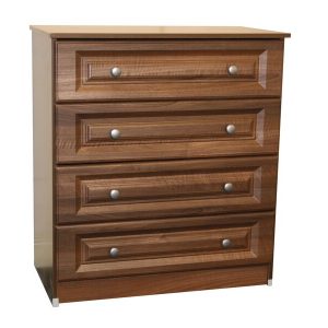 Calcutta Walnut 4 Drawer Chest