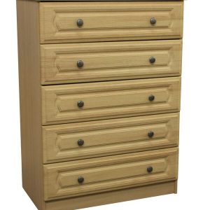 Manhattan Oak 5 Drawer Chest