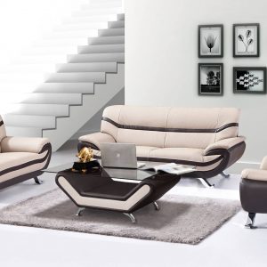 Bella 3 + 2 + 1 PU Leather Sofa Set