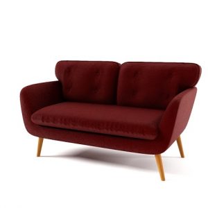 Alva 2 Seater Fabric Sofa