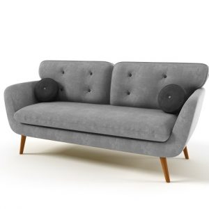 Alva 3 Seater Fabric Sofa
