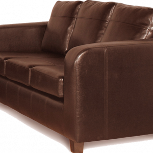 Amber 3 Seater Faux Leather Sofa