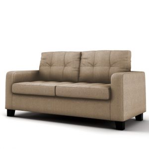 Amber Pik 2 Seater Faux Leather Sofa
