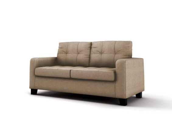 Amber Pik 2 Seater Faux Leather Sofa
