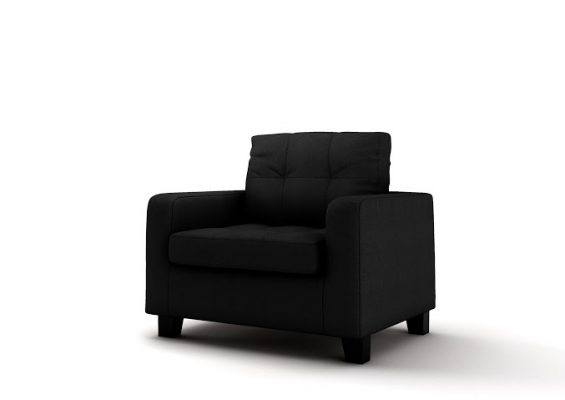 Amber Pik Faux Leather Chair