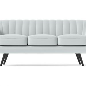Azure 3 Seater Faux Leather Sofa