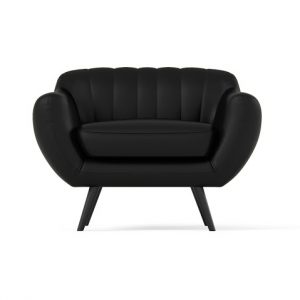 Azure Faux Leather Chair
