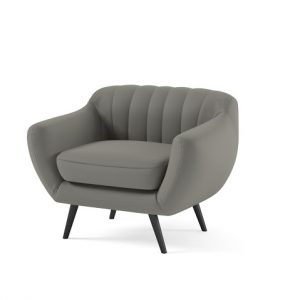 Azure Faux Leather Chair