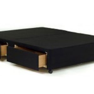 LuxSleep Luxury Black Chenille Divan Base